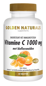 Golden Naturals Vitamine C 1000 mg met bioflavonoÃ¯den