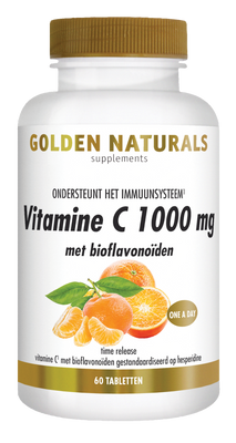 Golden Naturals Vitamine C 1000 mg met bioflavonoÃ¯den