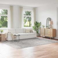 Antislip Shaggy Tapijt Grijs 240 x 340 cm PP