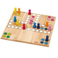 Goki houten ludo spel variabel
