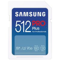 Samsung 512GB PRO Plus SD geheugenkaart - thumbnail