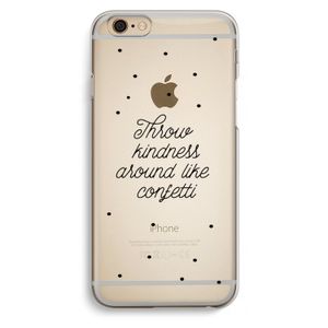 Confetti: iPhone 6 / 6S Transparant Hoesje