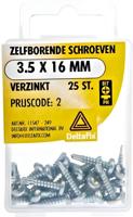 Zelfb.schroef 3.5x16mm verz 25st - Deltafix Zelfb.schroef 3.5x16mm verz 25st - Deltafix
