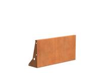 Keerwand cortenstaal recht 100x50cm.