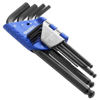 Expert inbussleutelset Bolkop - 1.5-10 mm - E113976 (9St)