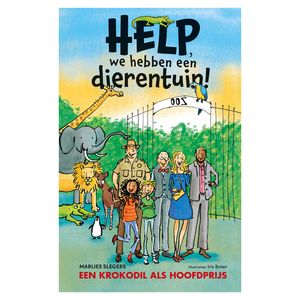 Uitgeverij Kluitman Help, we hebben een dierentuin! een krokodil als hoofdprijs