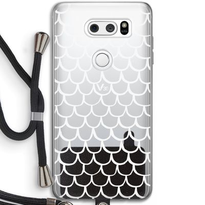 Dakpannetjes: LG V30 Transparant Hoesje met koord