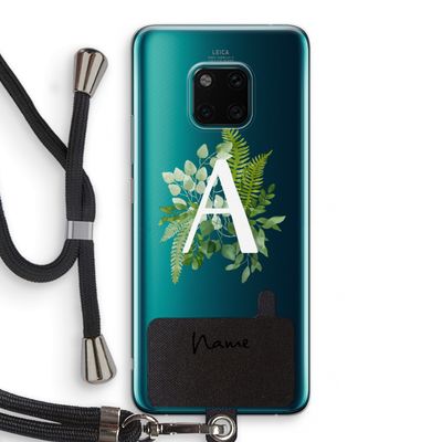 Green Brush: Huawei Mate 20 Pro Transparant Hoesje met koord