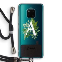 Green Brush: Huawei Mate 20 Pro Transparant Hoesje met koord