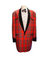 Drape Jacket Red Tartan-50 (NL) / 40 (UK) | 46% korting