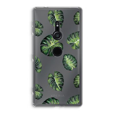 Tropische bladeren: Sony Xperia XZ2 Transparant Hoesje