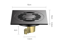 AquaShield Vierkante RVS Vloerdrain AquaShield Vierkante RVS Vloerdrain