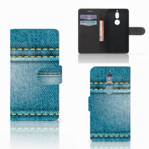 Nokia 7 Wallet Case met Pasjes Jeans