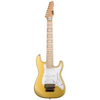ESP LTD Javier Reyes Signature JRV-8 Metallic Gold 8-snarige elektrische gitaar met koffer