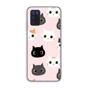 Katten: Samsung Galaxy A03s Transparant Hoesje