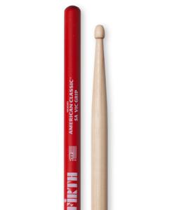 Vic Firth 5AVG Vic Grip drumstokken hickory 5A met houten tip