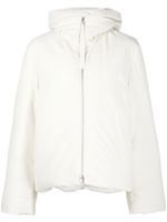 Jil Sander doudoune à capuche - Blanc