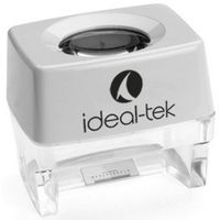 Ideal Tek 818-01 Staande loep Vergrotingsfactor: 8 x Lensgrootte: (Ø) 24 mm Wit - thumbnail
