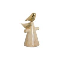 Decoratieve figuren Home ESPRIT Gouden Ivoor Vogels Romantiek 16,5 x 14 x 27 cm