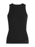 Icebreaker Rib Lotus Hemd Dames Black XL