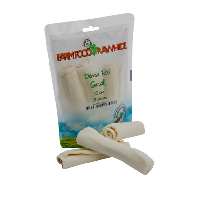 Farm Food Rawhide Dental Roll S hondensnack 10cm - 3 stuks