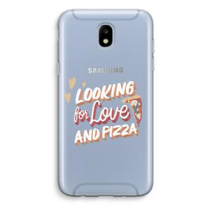 Pizza is the answer: Samsung Galaxy J5 (2017) Transparant Hoesje