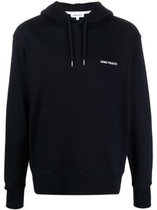 Norse Projects hoodie à logo imprimé - Bleu