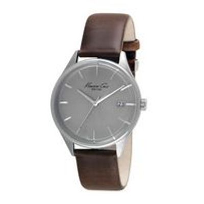 Horlogeband Kenneth Cole 10029305 Leder Bruin