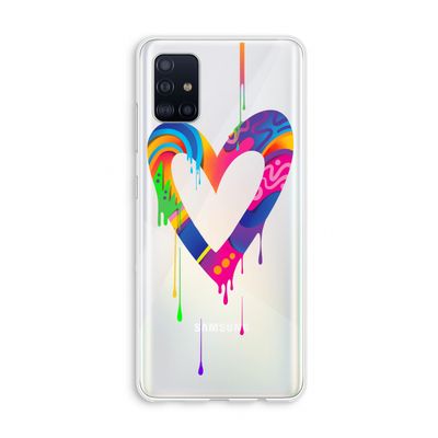 Melts My Heart: Galaxy A51 4G Transparant Hoesje