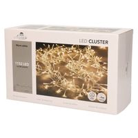 Clusterverlichting warm wit buiten 1152 lampjes met timer kerstverlichting - Kerstverlichting kerstboom