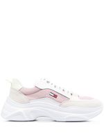 Tommy Jeans baskets à lacets - Rose