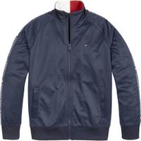 Tommy Hilfiger vest met logo donkerblauw - thumbnail