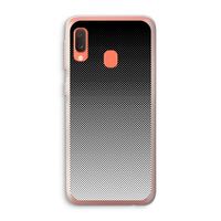 Musketon Halftone: Samsung Galaxy A20e Transparant Hoesje