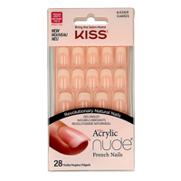 Kiss French nude acrylic nails cashmere 1 Set