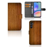 Samsung Galaxy A05s | Book Style Case | Donker Hout