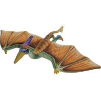 Dinosaurus speelgoed artikelen pterosaurus knuffelbeest gekleurd 40 cm