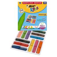 BIC Kids Plastidecor Triangle Kleurkrijt, 144st. - thumbnail