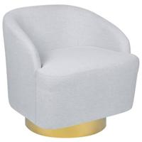 Beliani - LAVIK - Fauteuil - Lichtgrijs - Polyester - thumbnail