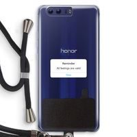Reminder: Honor 9 Transparant Hoesje met koord