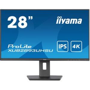 Iiyama ProLite XUB2893UHSU-B5 28 4K Ultra HD IPS Monitor - Zwart