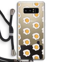 Bacon to my eggs #1: Samsung Galaxy Note 8 Transparant Hoesje met koord