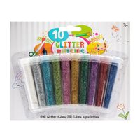 Creative Craft Group Glitters in Tube, 10st. - thumbnail