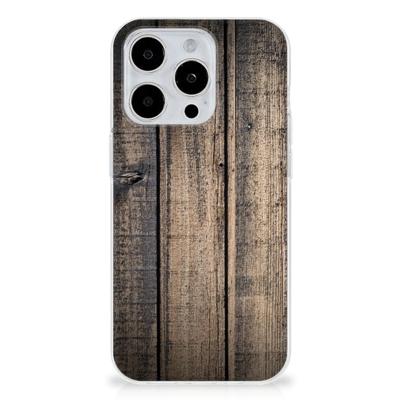 iPhone 15 Pro Max | Bumper Hoesje | Steigerhout