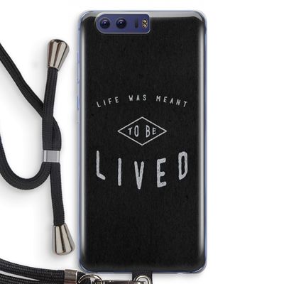 To be lived: Honor 9 Transparant Hoesje met koord