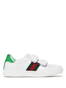 Gucci Kids Ace touch-strap sneakers - Blanc