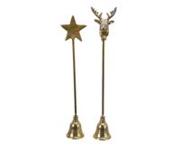 Kaarsendover alu l5.5b26h4.5 cm kerst - Decoris