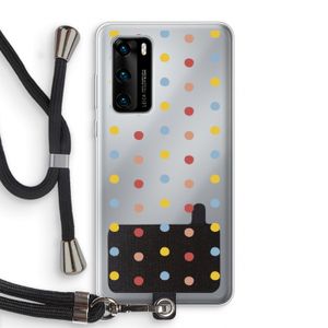 Bollen: Huawei P40 Transparant Hoesje met koord