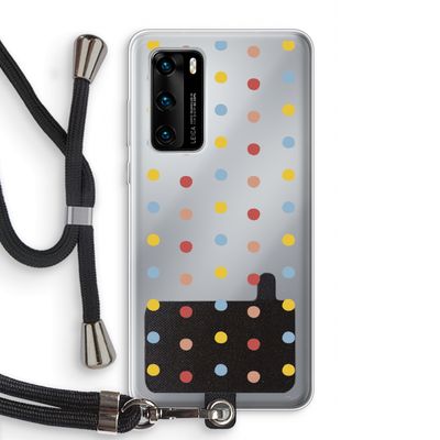 Bollen: Huawei P40 Transparant Hoesje met koord