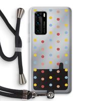 Bollen: Huawei P40 Transparant Hoesje met koord