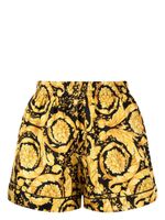 Versace short de pyjama à imprimé Barocco - Jaune - thumbnail